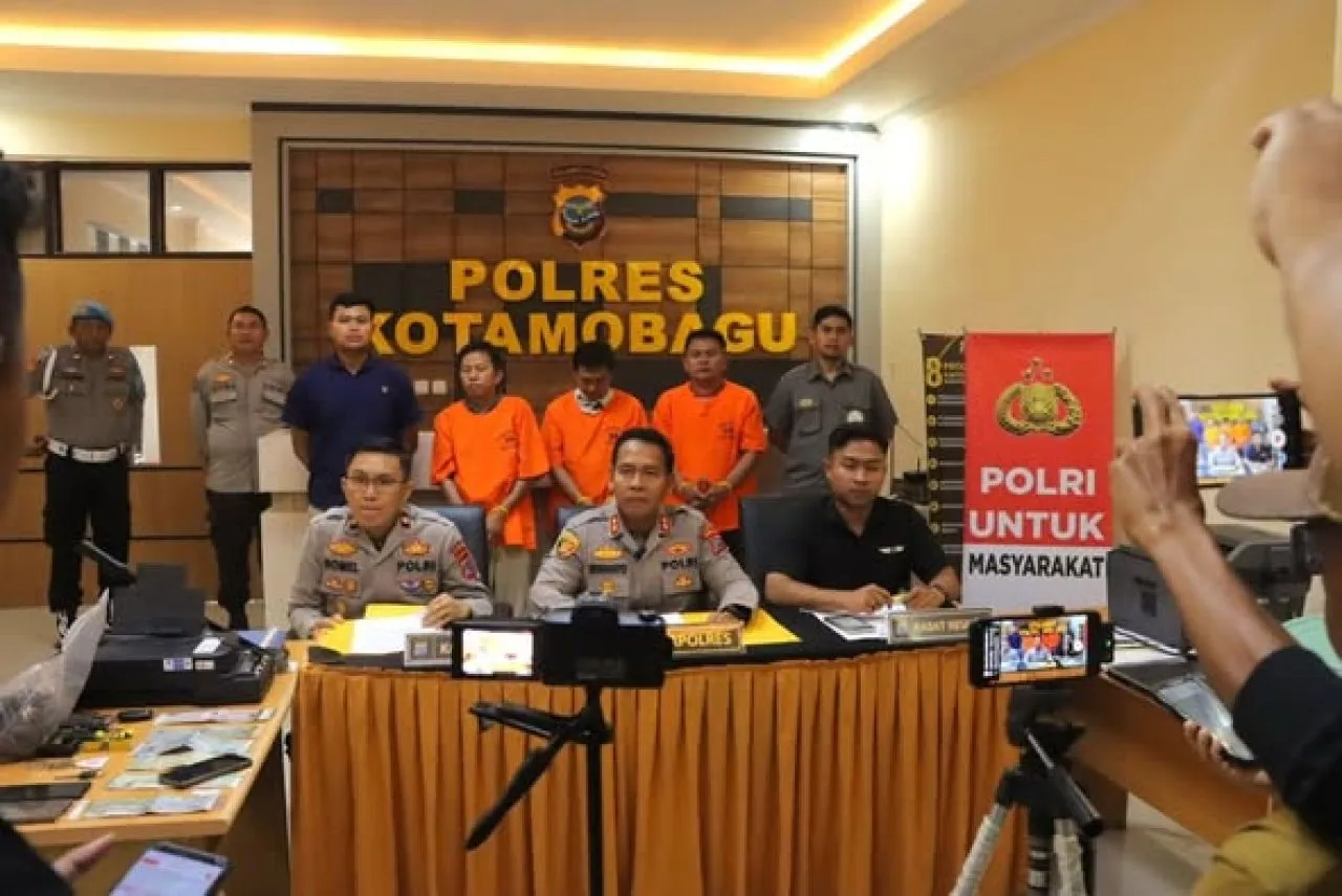 Sindikat Penggelapan Mobil Lintas Kota Diungkap Polres Kotamobagu