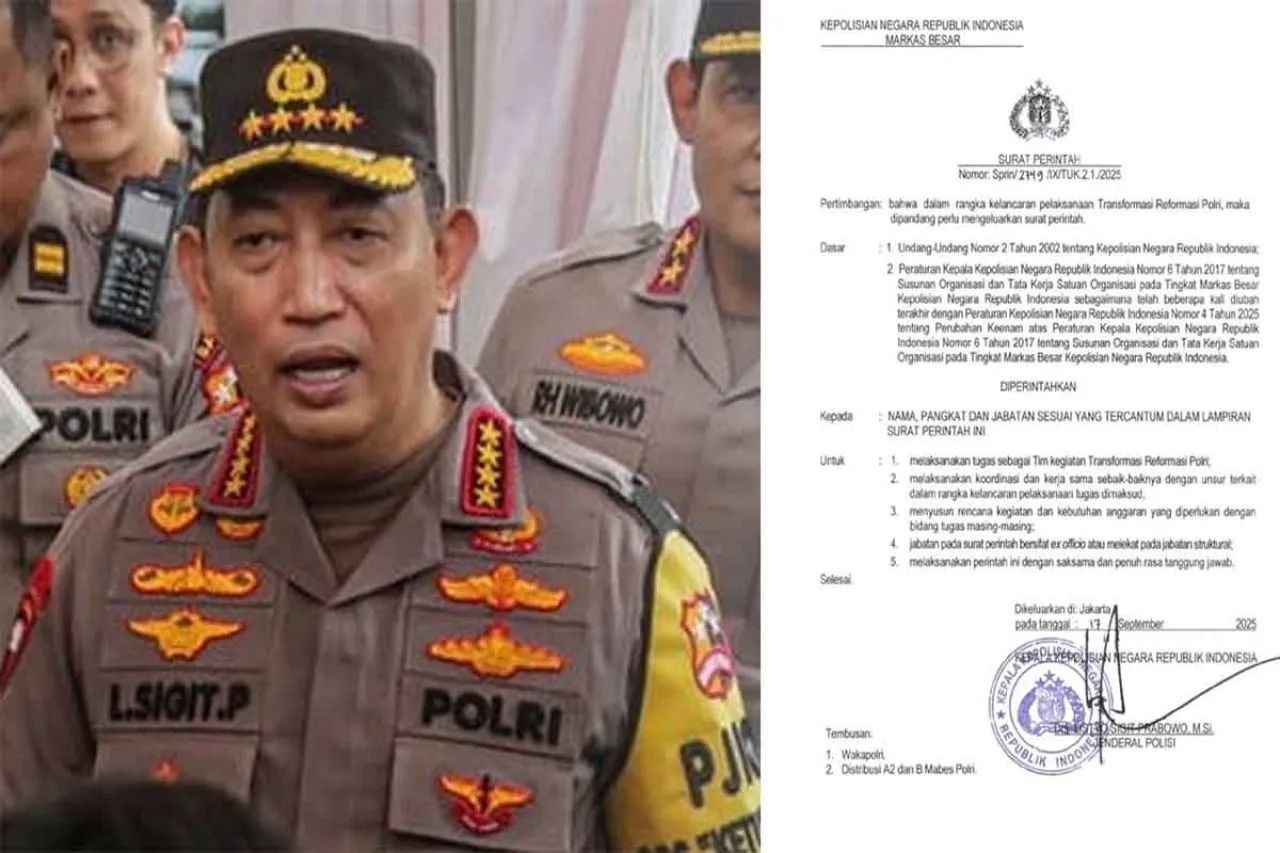 Daftar Tim Transformasi Reformasi Polri