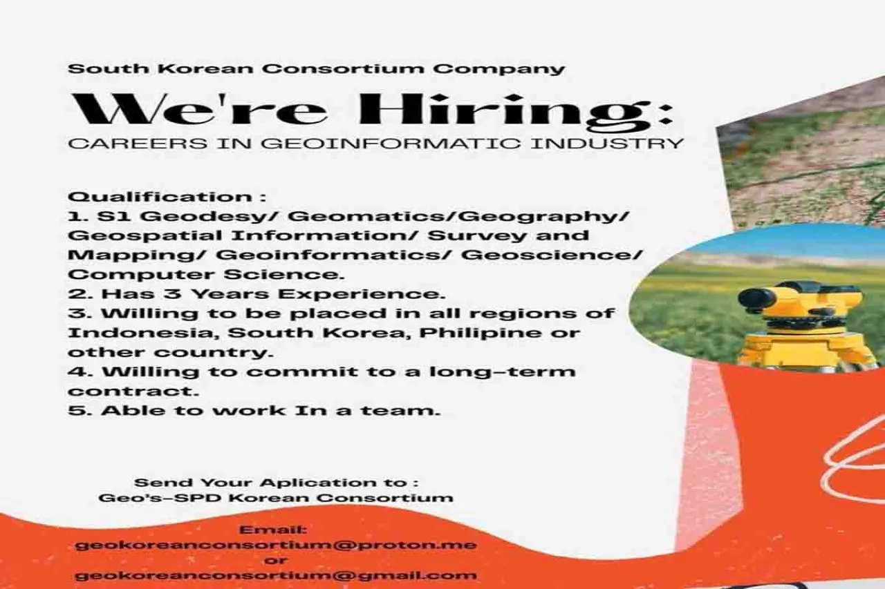 South Korean Consortium Company Careers in Geoinformatic Industry