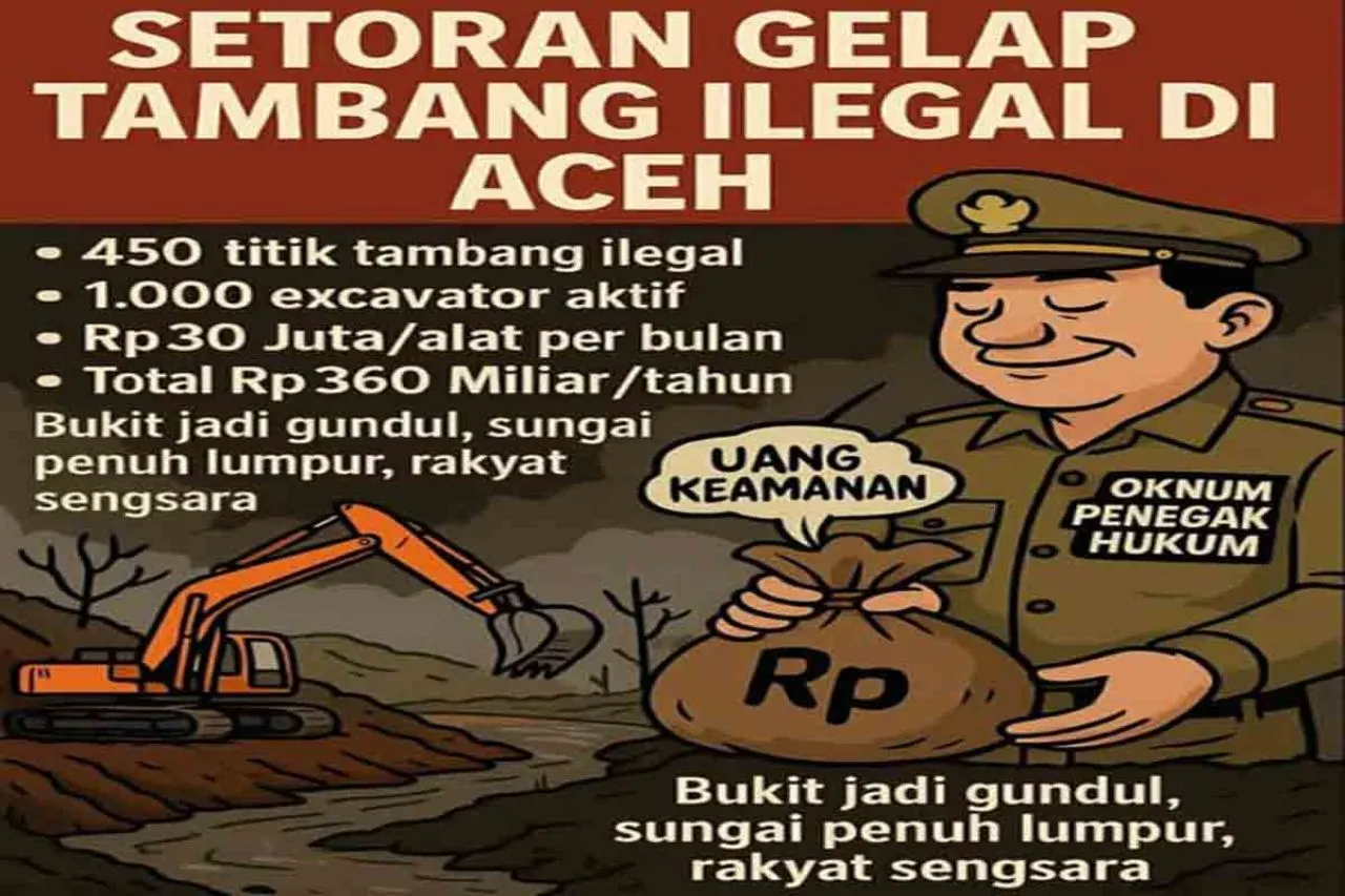 Mualem Ultimatum Tambang Ilegal Angkat Kaki dari Aceh