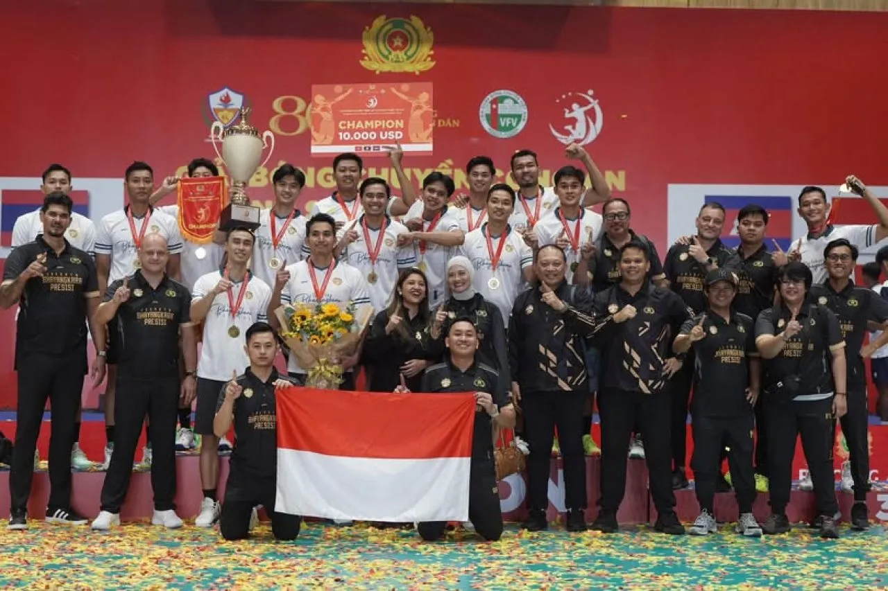 Jakarta Bhayangkara Presisi Juara International Police Volleyball Tournament 2025