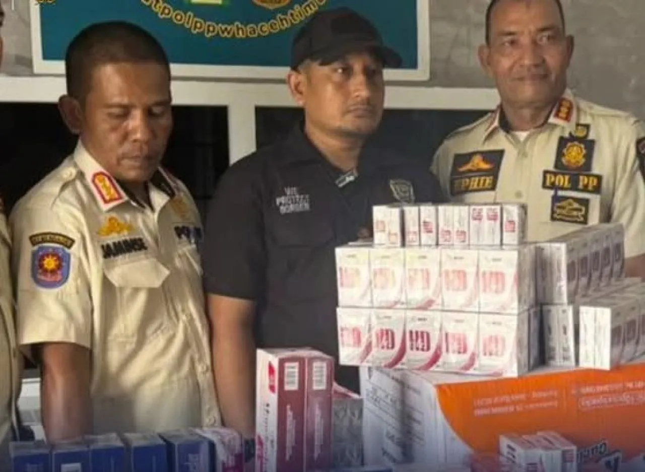 Bea Cukai Langsa Tindak 14 Ribu Batang Rokok Ilegal