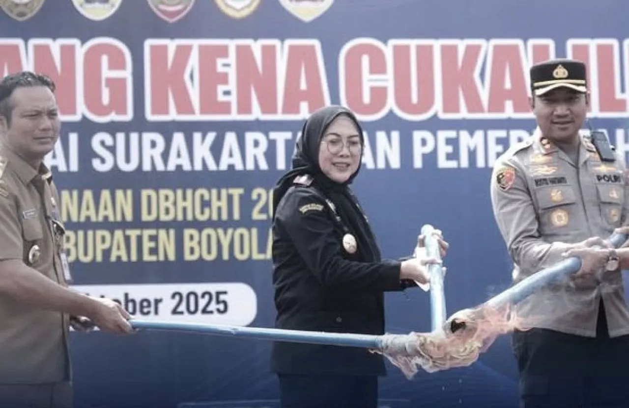 Bea Cukai Surakarta Musnahkan Jutaan Batang Rokok Ilegal di Boyolali