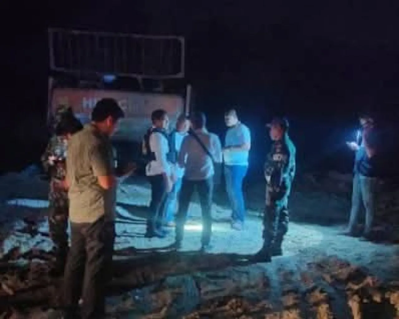 Tambang Ilegal di Desa Sungai Petai Digrebek Aparat Gabungan TNI Polri