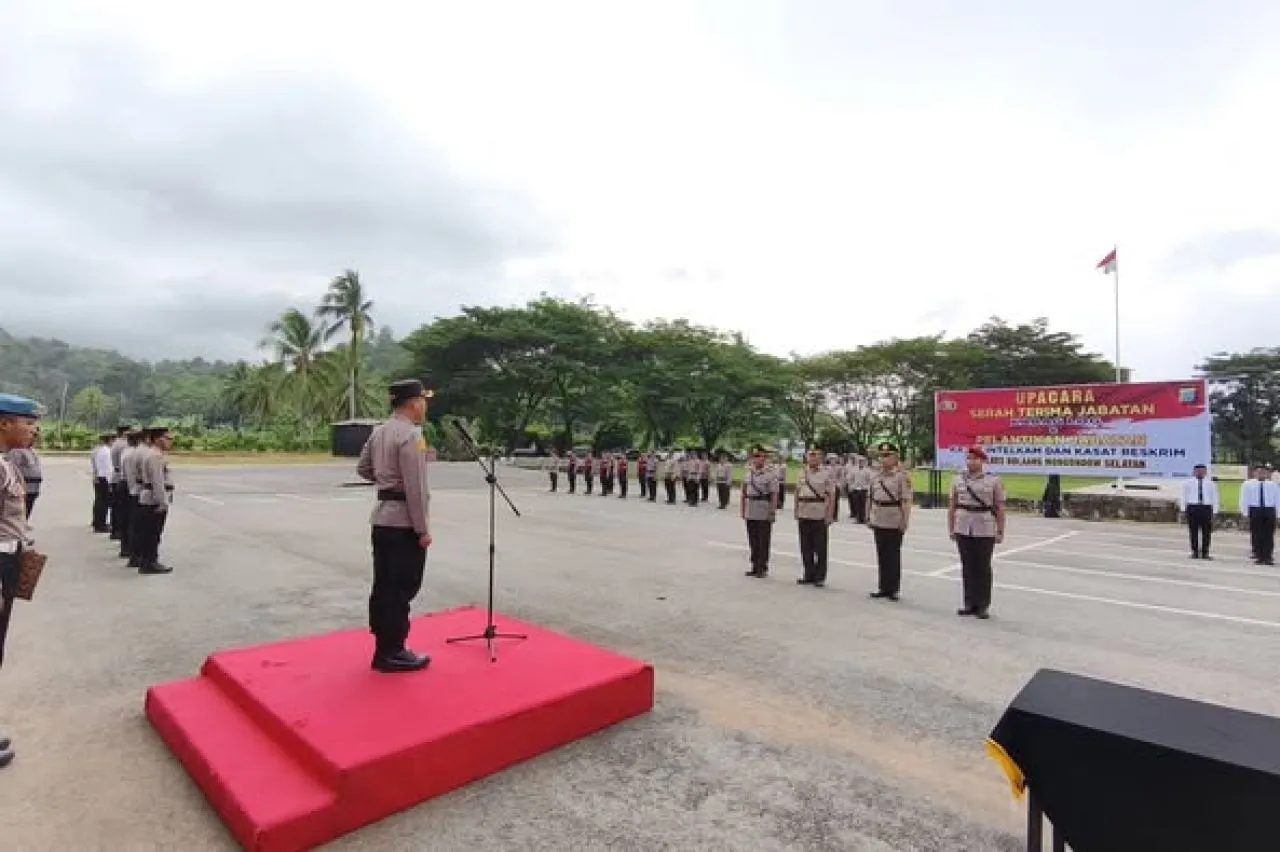 Polres Bolaang Mongondow Selatan Gelar Serah Terima Jabatan