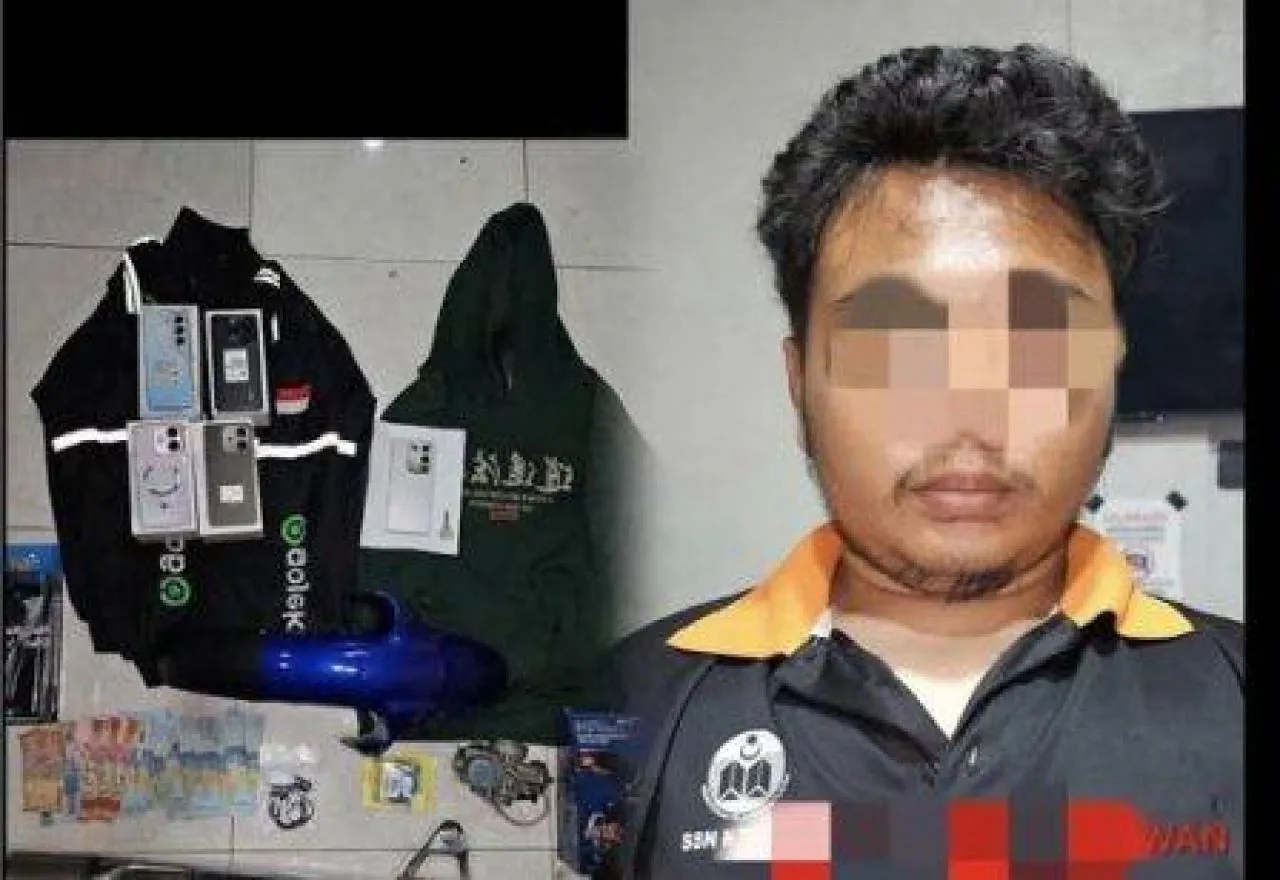 Pembobol Konter HP di Kelurahan Kampungdalem Ditangkap