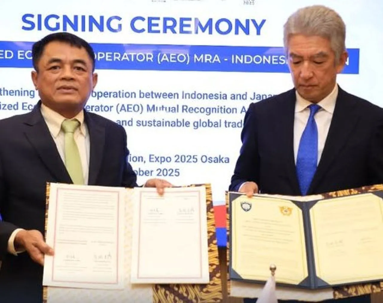 Bea Cukai Teken Kerja Sama Mutual Recognition Arrangement