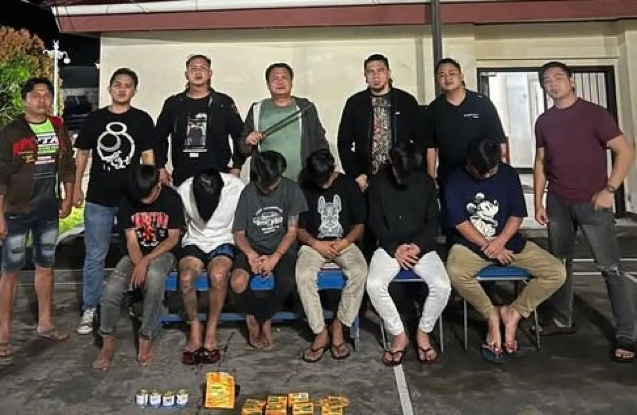 Polres Minahasa Ditangkap 6 Remaja Saat Konsumsi Lem Eha Bond