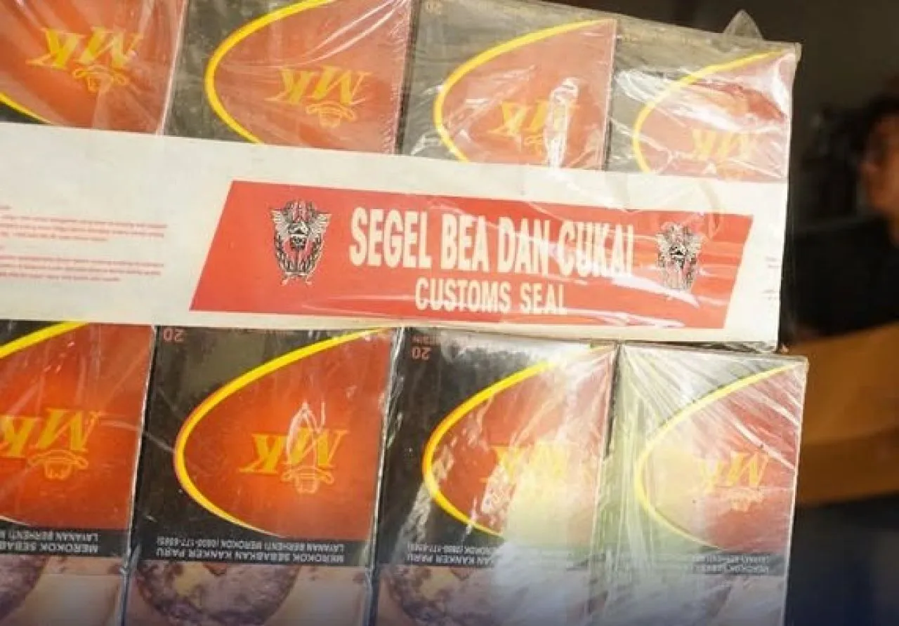 36 Ribu Batang Rokok Ilegal di Sidoarjo Kena Razia