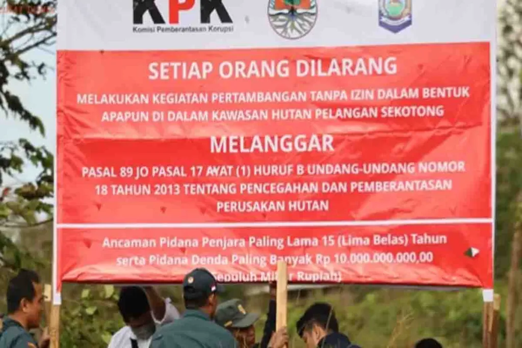 Lokasi Tambang Ilegal di Mandalika Disegel Gakkum Kehutanan