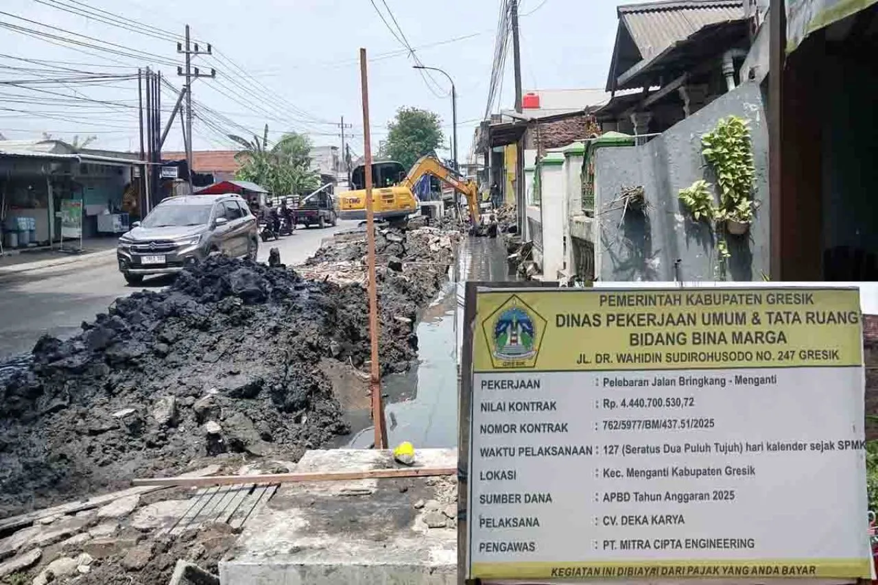 Pelaksana Proyek Pelebaran Jalan Bringkang Diharap Perhatikan K3