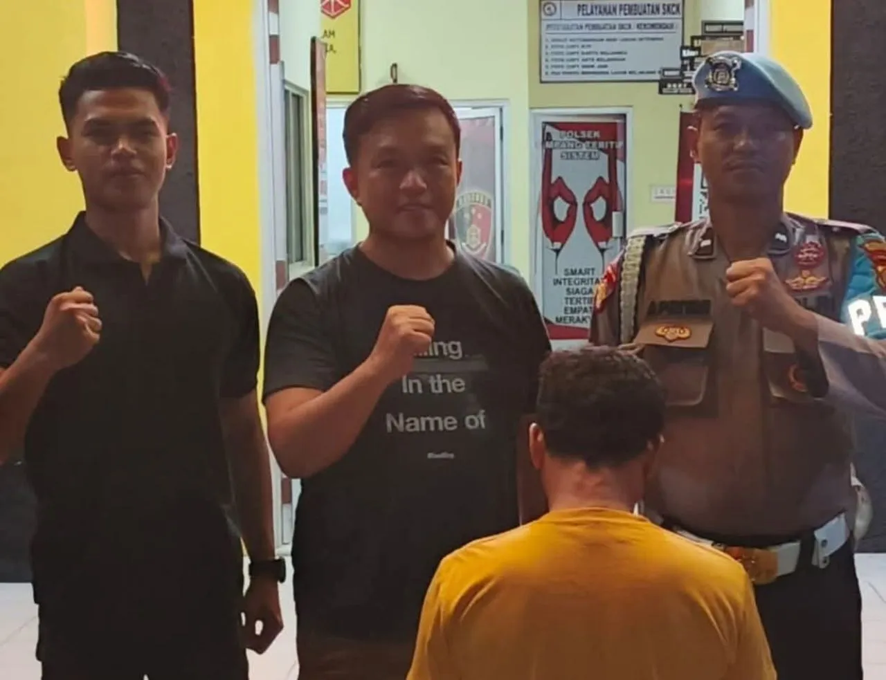 Polsek Simpang Tangkap Suami Aniaya Istri di Pelangas