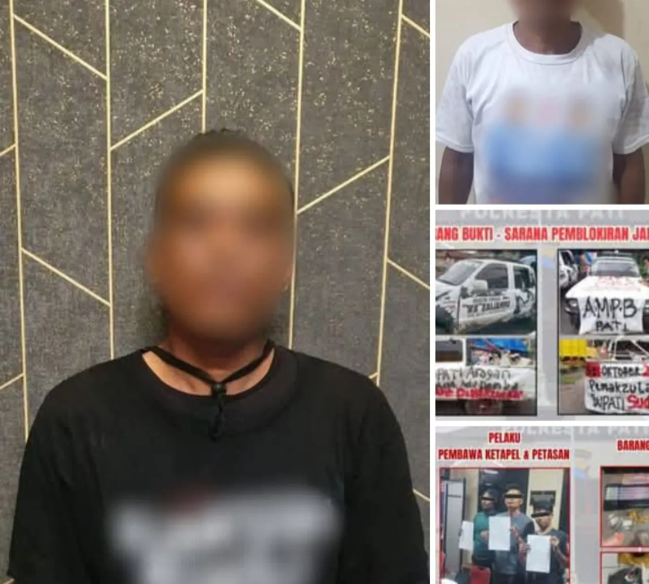 Polres Pati Tetapkan 2 Aktivis AMPB Jadi Tersangka Pemblokiran Jalan Nasional