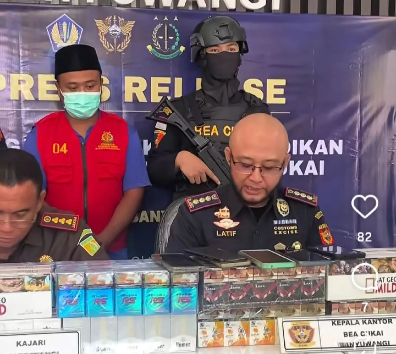 Arif Tirtana dari Desa Pengatigan Jadi Tedakwa Peredaran Rokok Ilegal