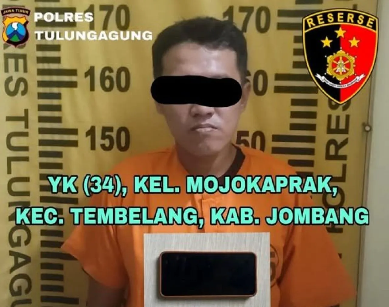 Pencuri Handphone Tertangkap Saat Kirab Bersih Nagari Tulungagung