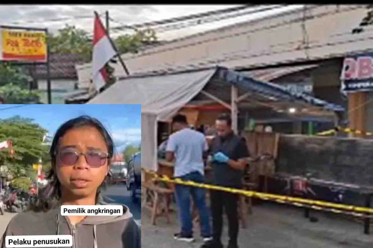 Penikaman Berujung Maut di Depan Pasar Ngale Ngawi