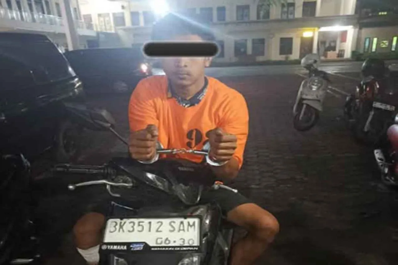 Satreskrim Polres Tanah Karo Bekuk Pelaku Pencurian Sepeda Motor