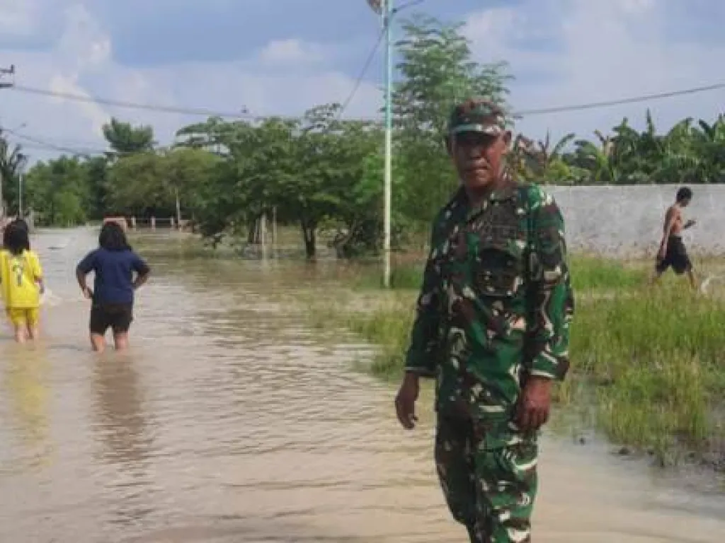 Banjir Melanda Sejumlah Desa di Kabupaten Gresik
