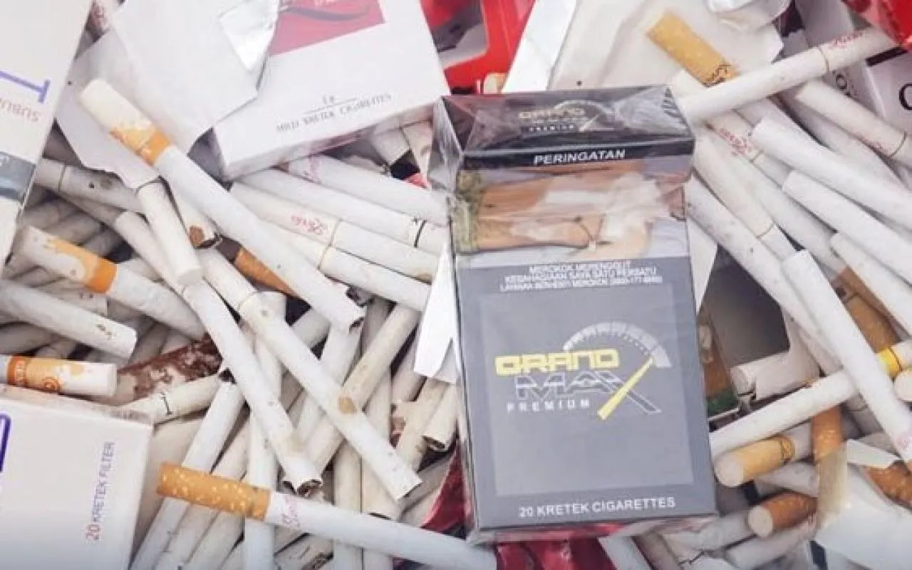 Bea Cukai Kendari Amankan 814 Ribu Rokok Ilegal