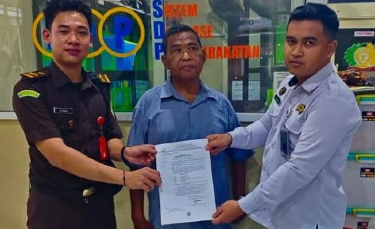 Kepala Desa Bening Dieksekusi ke Lapas Mojokerto