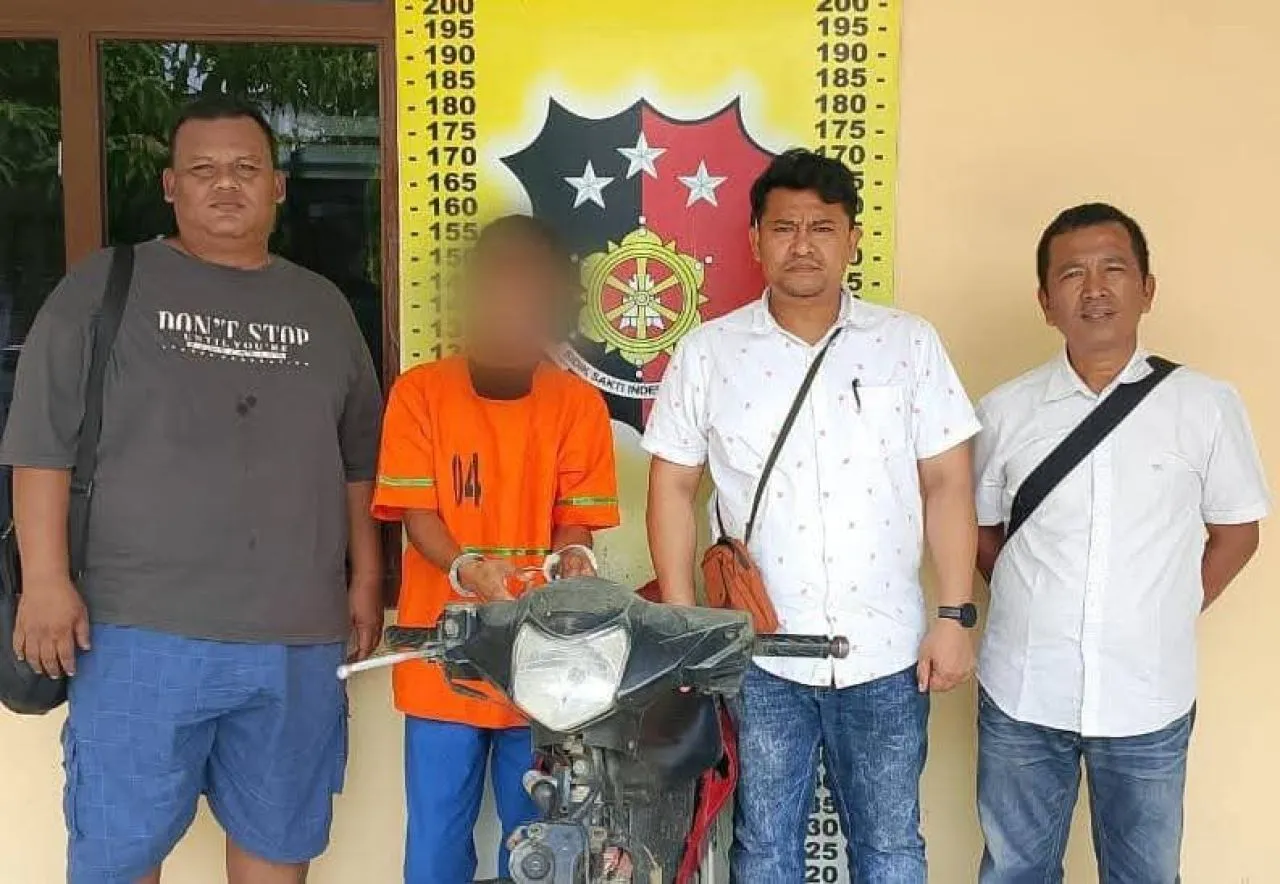 Polsek Perdagangan Ringkus Pencuri Motor yang Gasak Honda Revo