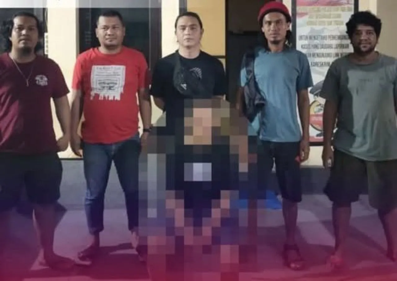 Polres Tojo Una Una Tangkap Pencuri di Kelurahan Uemalingku