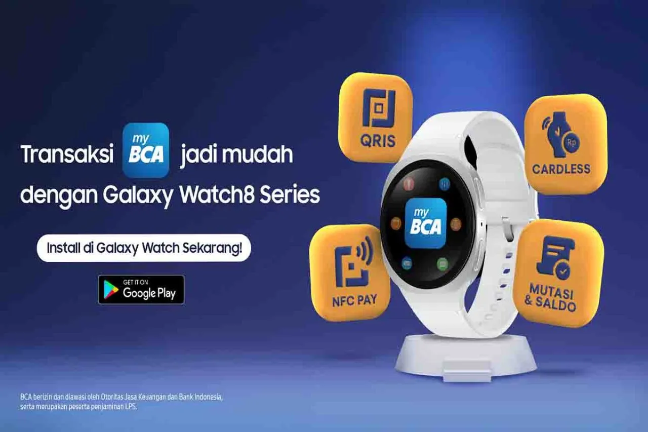 QRIS Tap myBCA Hadir di Samsung Galaxy Watch