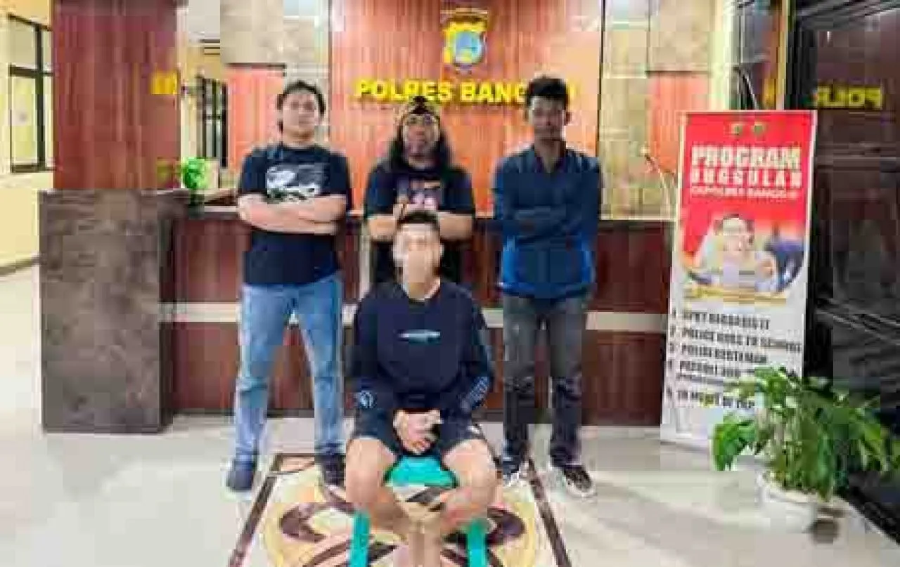 Polres Banggai Tangkap Pelaku Penggelapan Motor Objek Fidusia