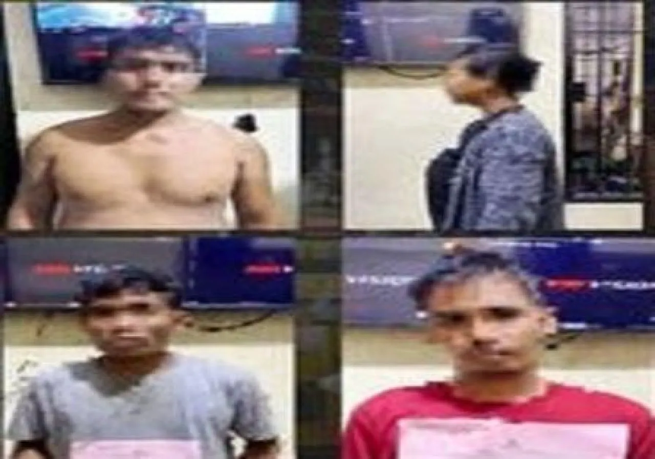 Empat Pencuri Kabel PJU Ditangkap Polres Kutai Barat