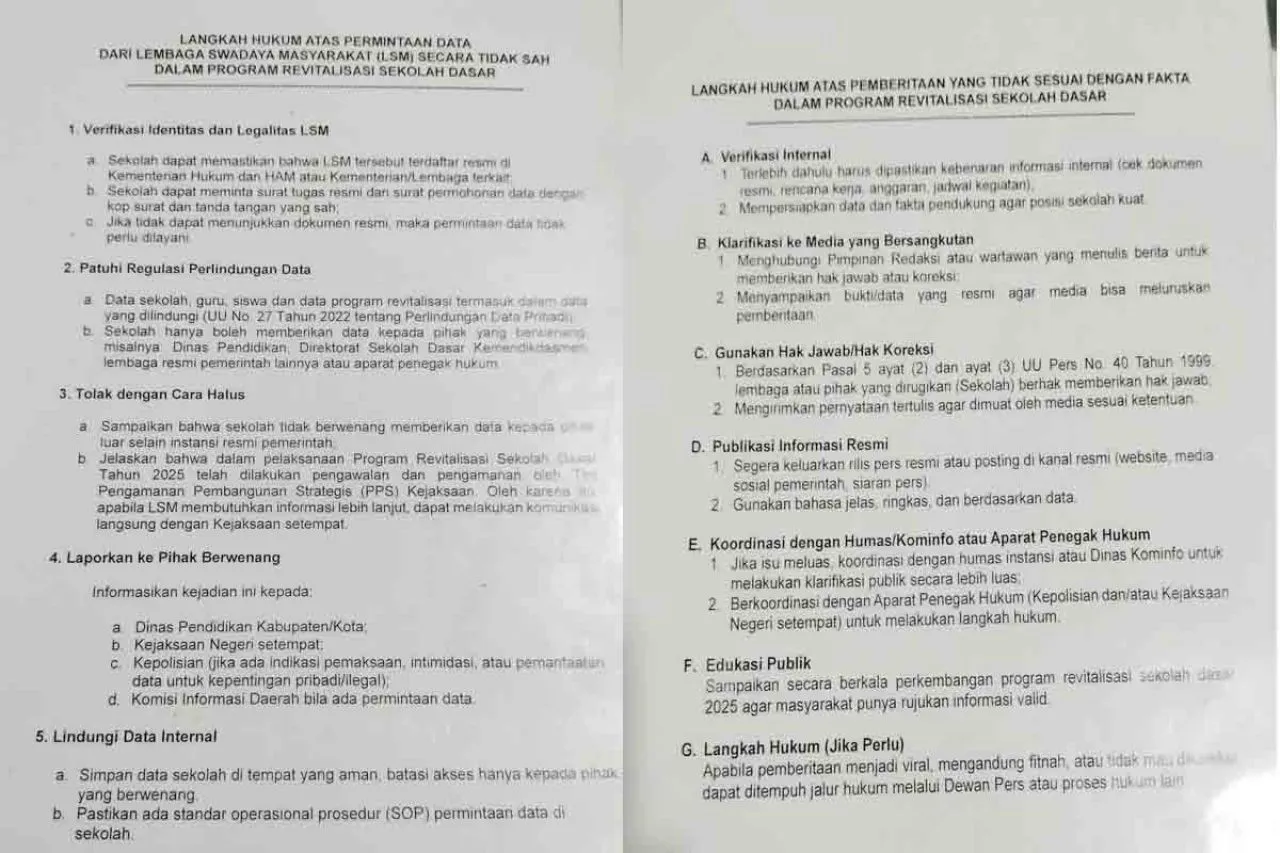 Sekolah Dasar di Jember Batasi Akses Informasi untuk LSM dan Wartawan