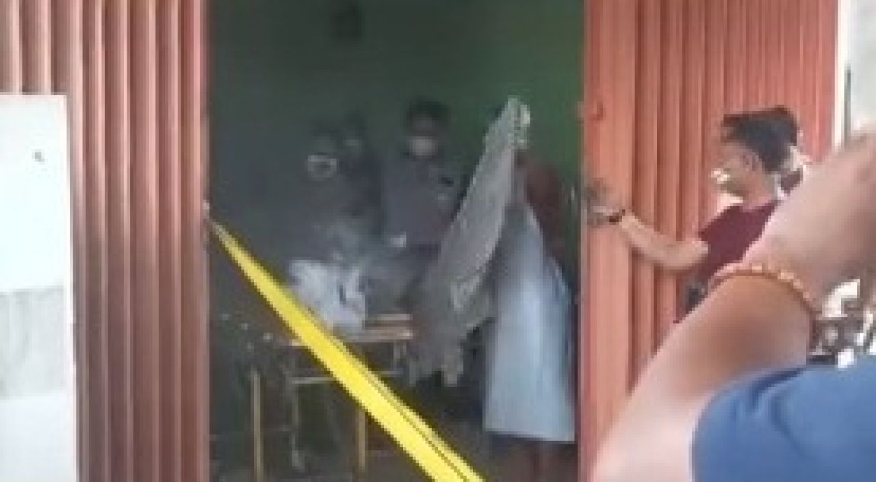Lokasi ditemukannya jenazah Vipi Puji Rahayu