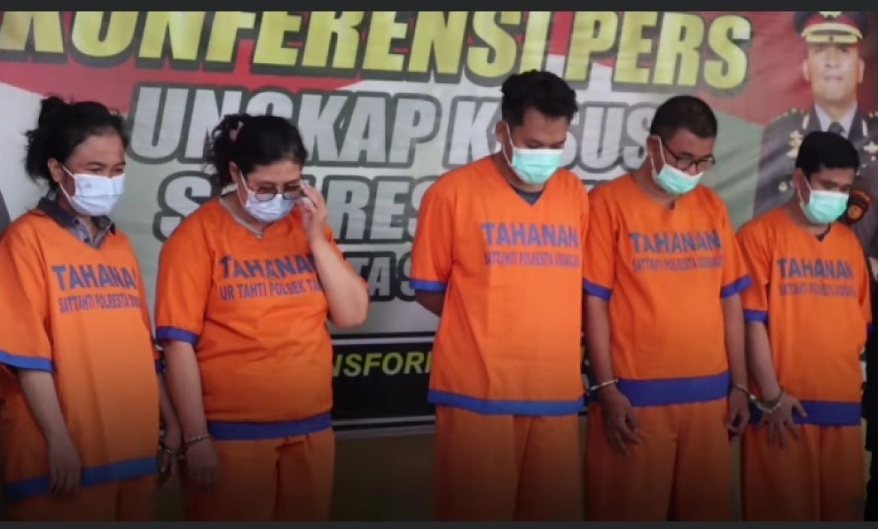 6 orang tersangka pengiriman PMI ilegal