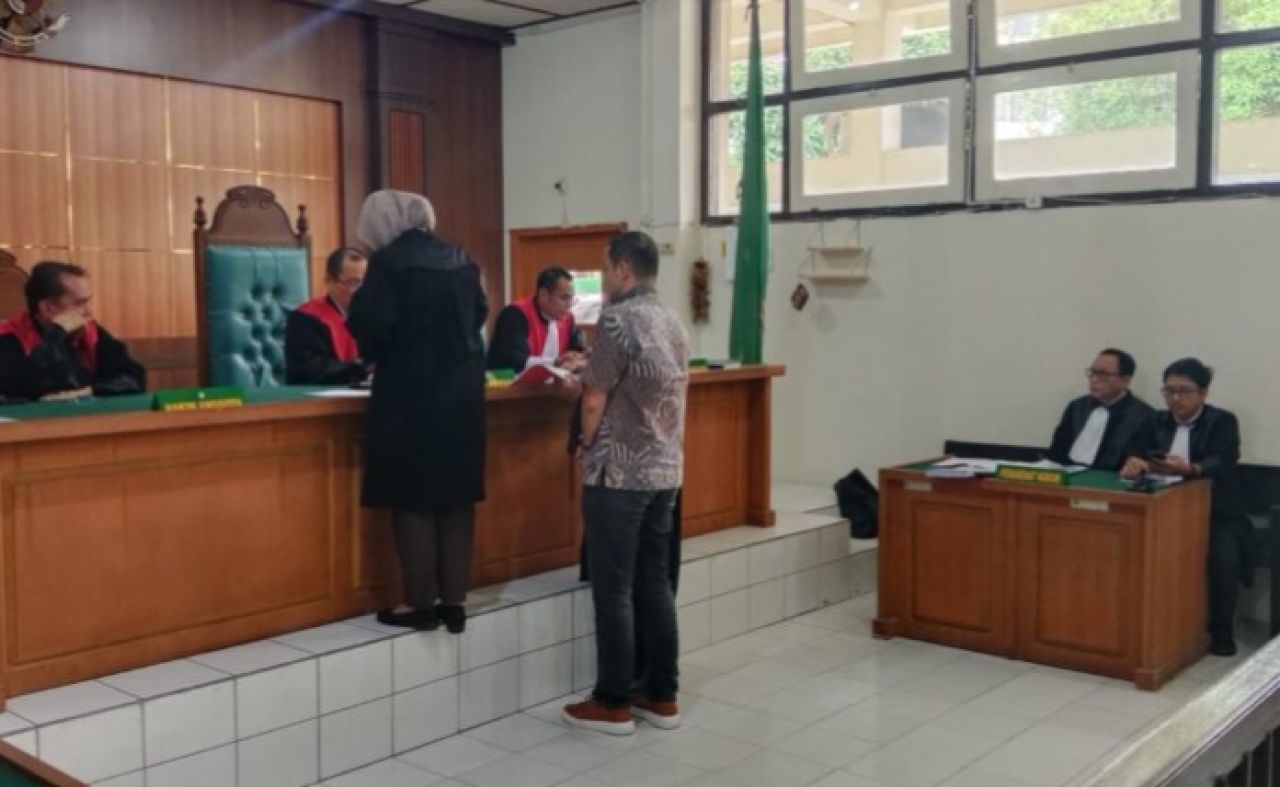 Sidang pledoi Ahmad Effendy Noor