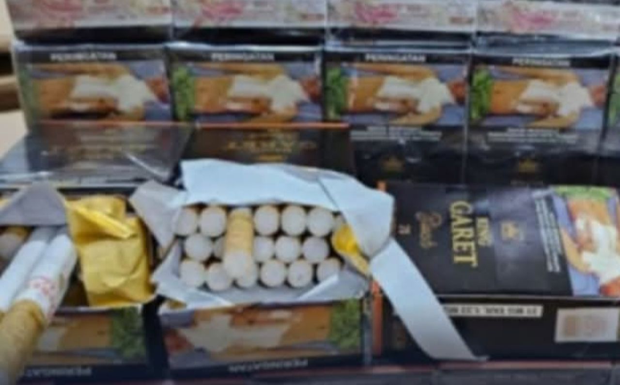 Konpers 45.000 batang rokok ilegal berlabel pita cukai palsu