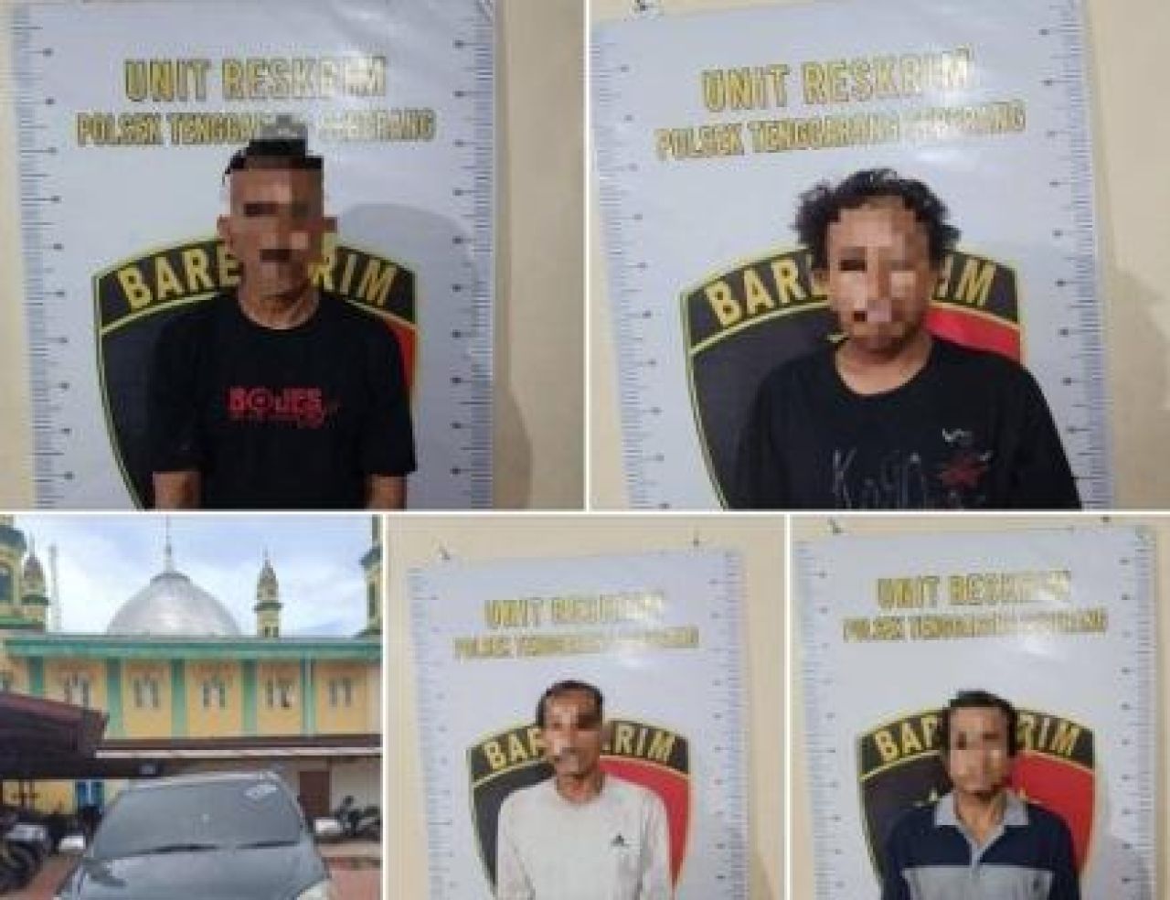 Empat pelaku pencurian jeruk