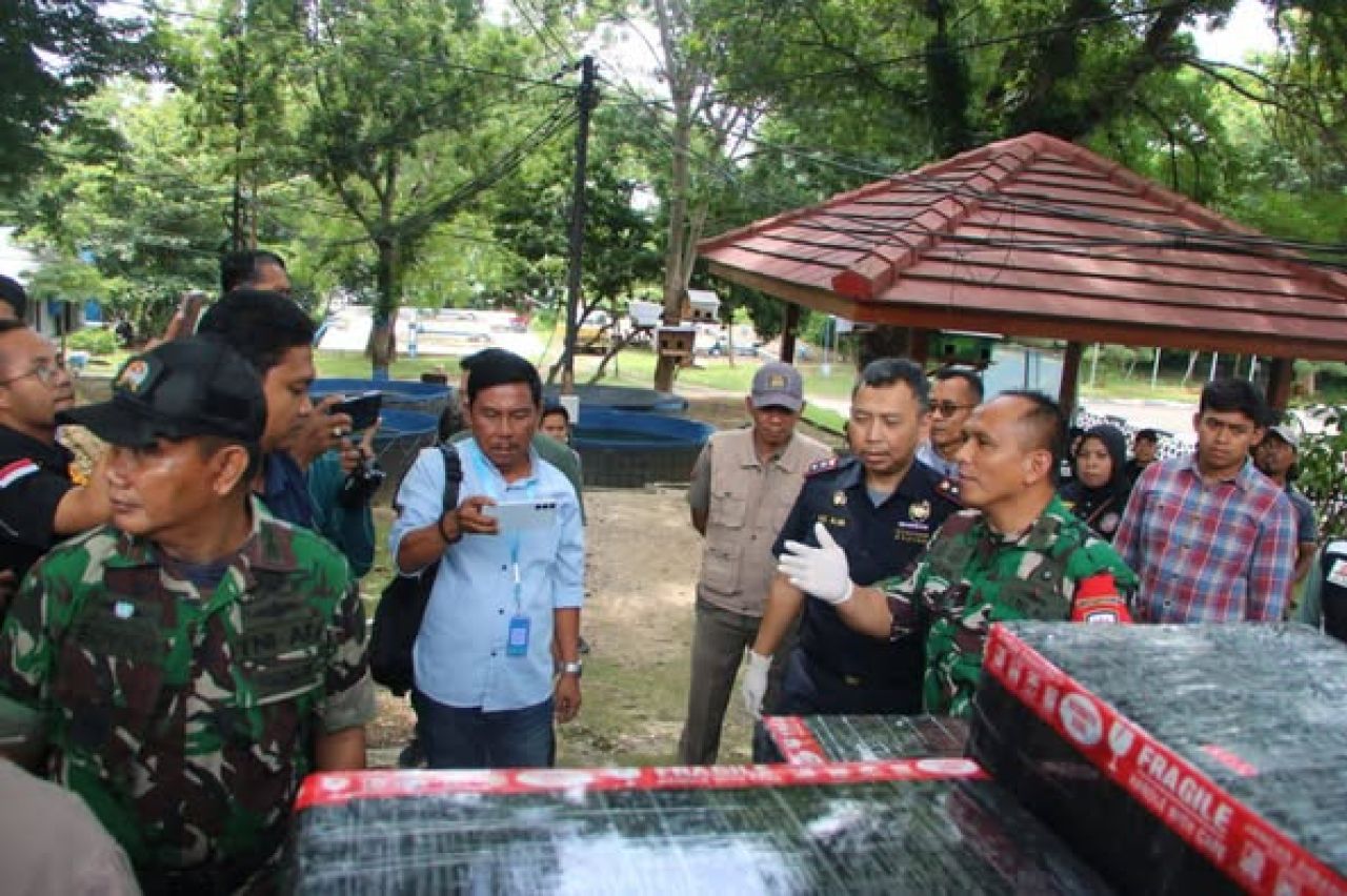Rokok ilegal yang diamankan tim LANAL Batuporon