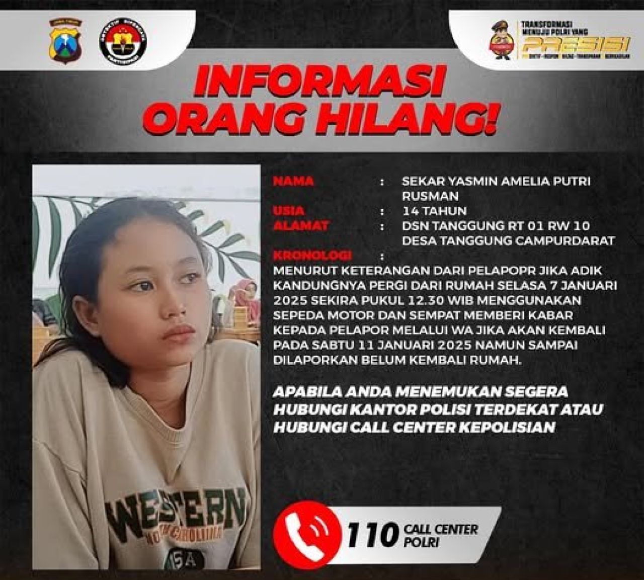 Sekar Yasmin Amelia Putri