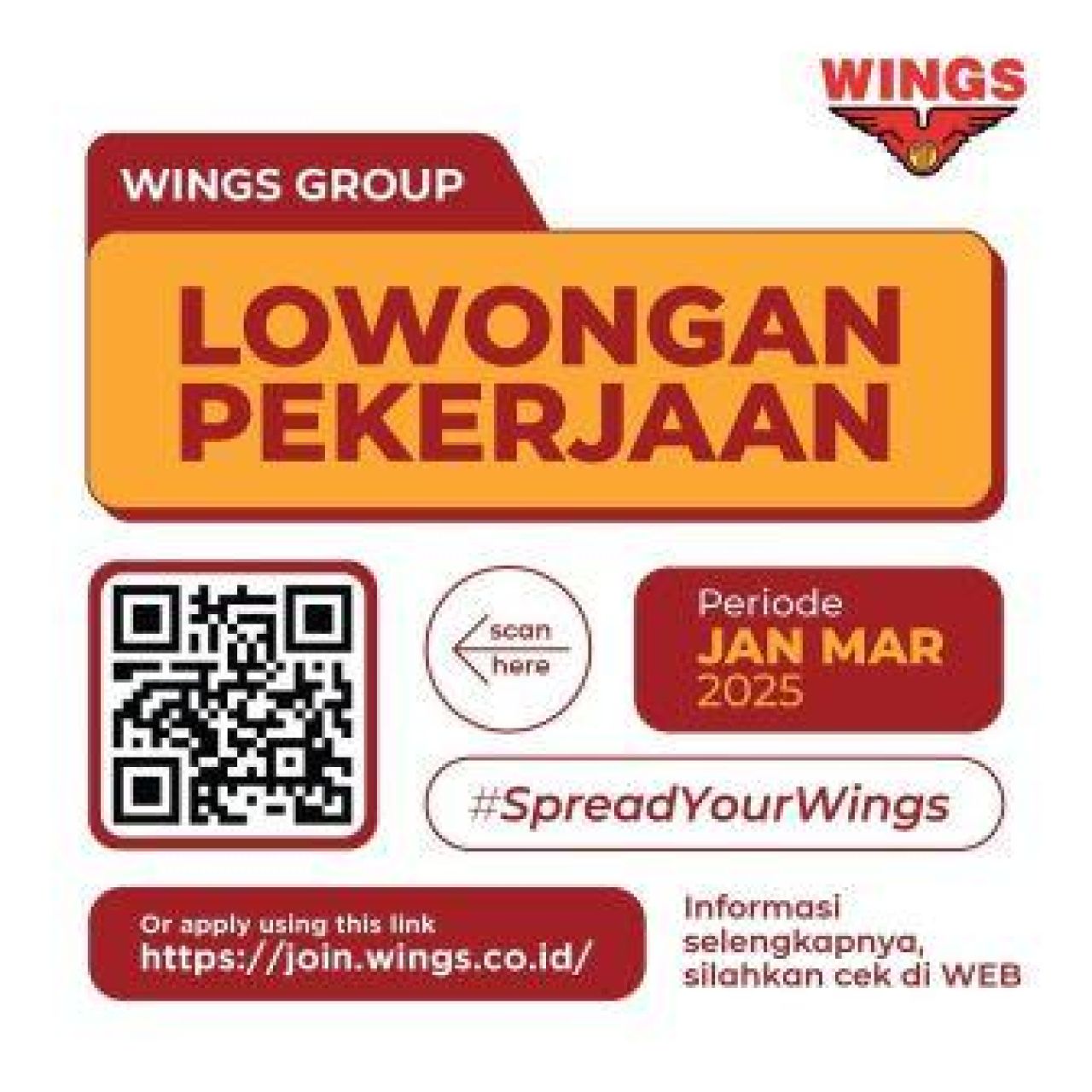 Lowongan kerja di Wings Group