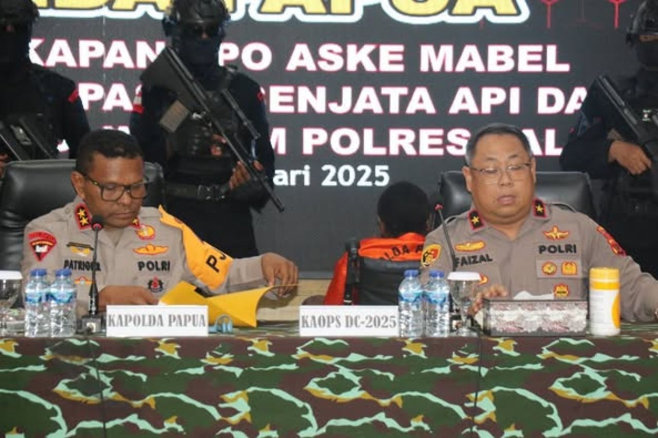 Brigjen Pol. Faizal Ramadhani saat konpers