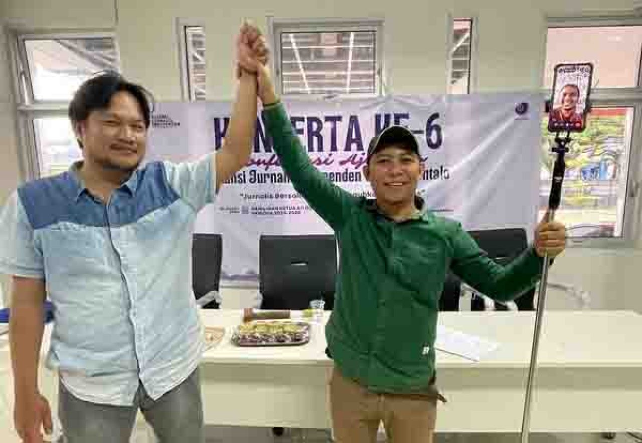 Ketua AJI Gorontalo, Franco Bravo Dengo