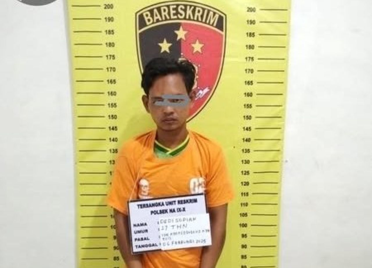 Seorang pria berinisial DS