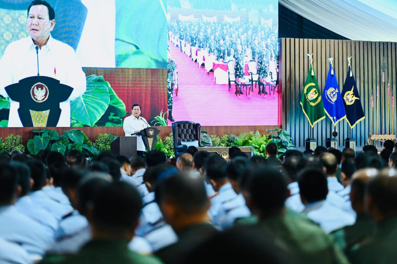 Presiden RI di hadapan ribuan TNI