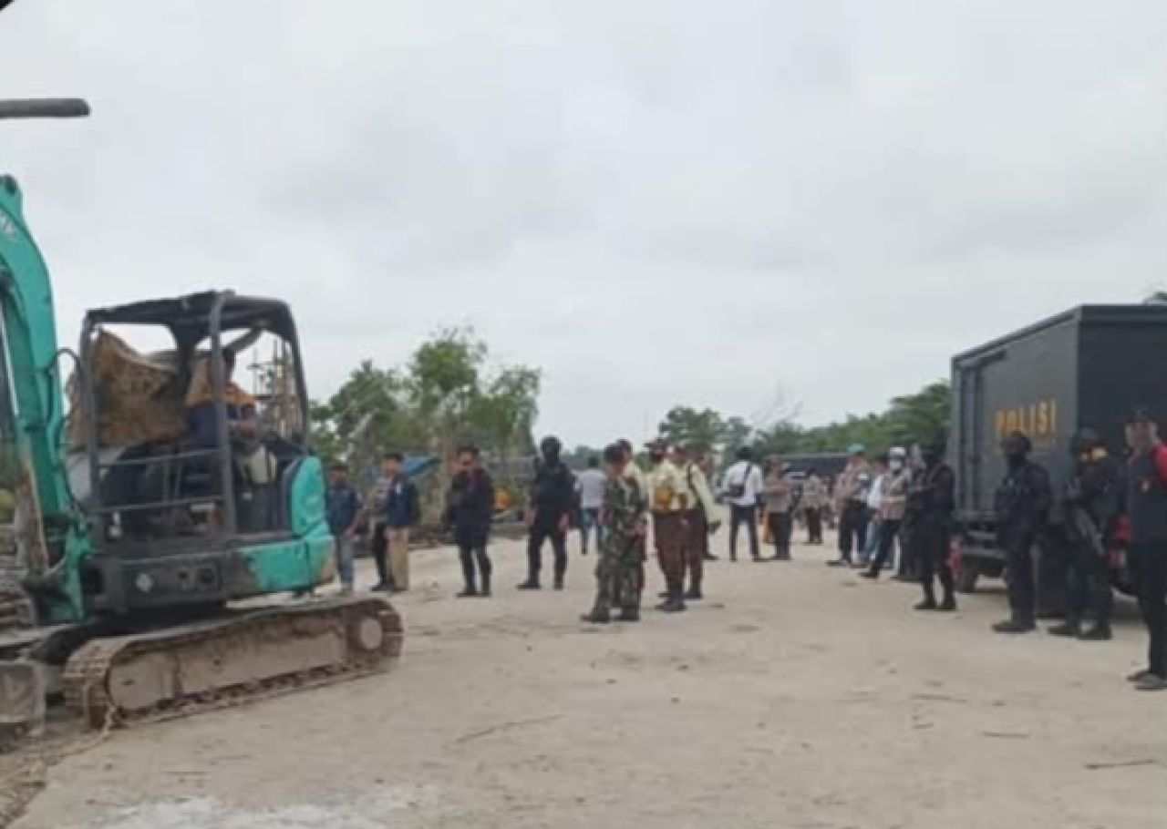 Penertiban tambang ilegal di Marbuk