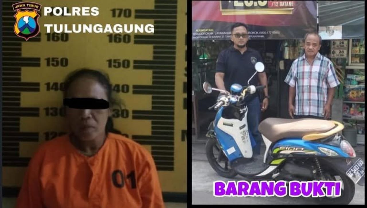 Perempuan berinisial SW