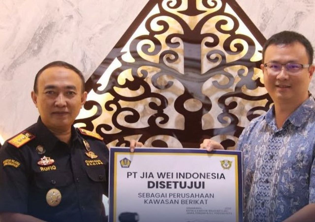 Pemberian izin berikat kepada PT Jia Wei Indonesia