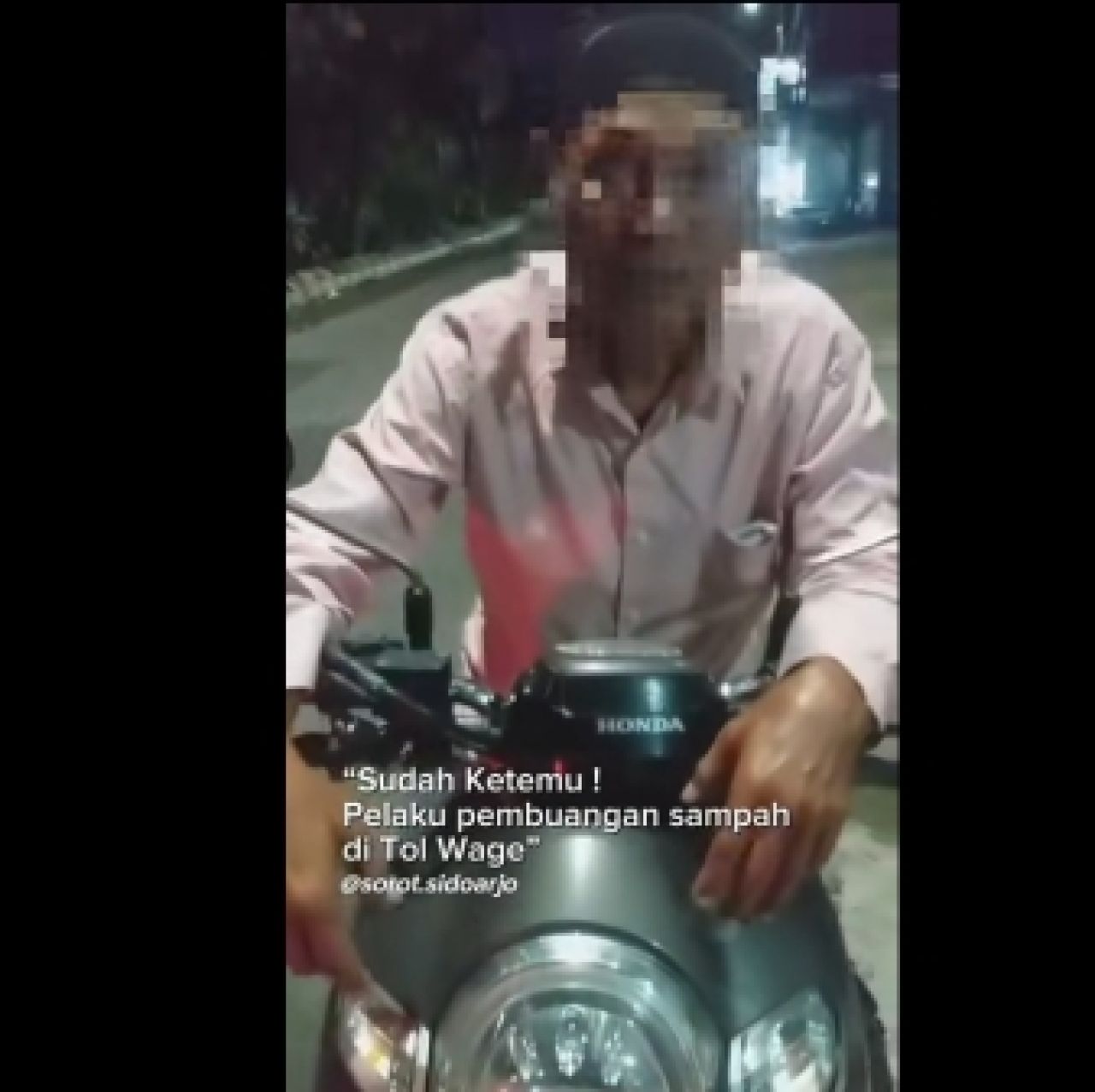Sosok Fendi, terduga pembuang sampah di Desa Wage