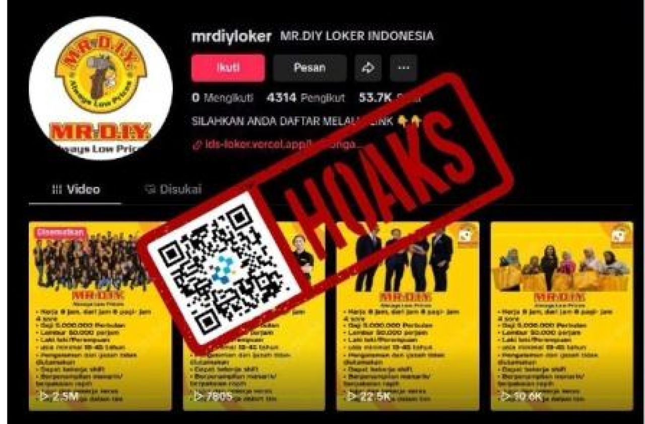 Hoa lowongan kerja MR DIY
