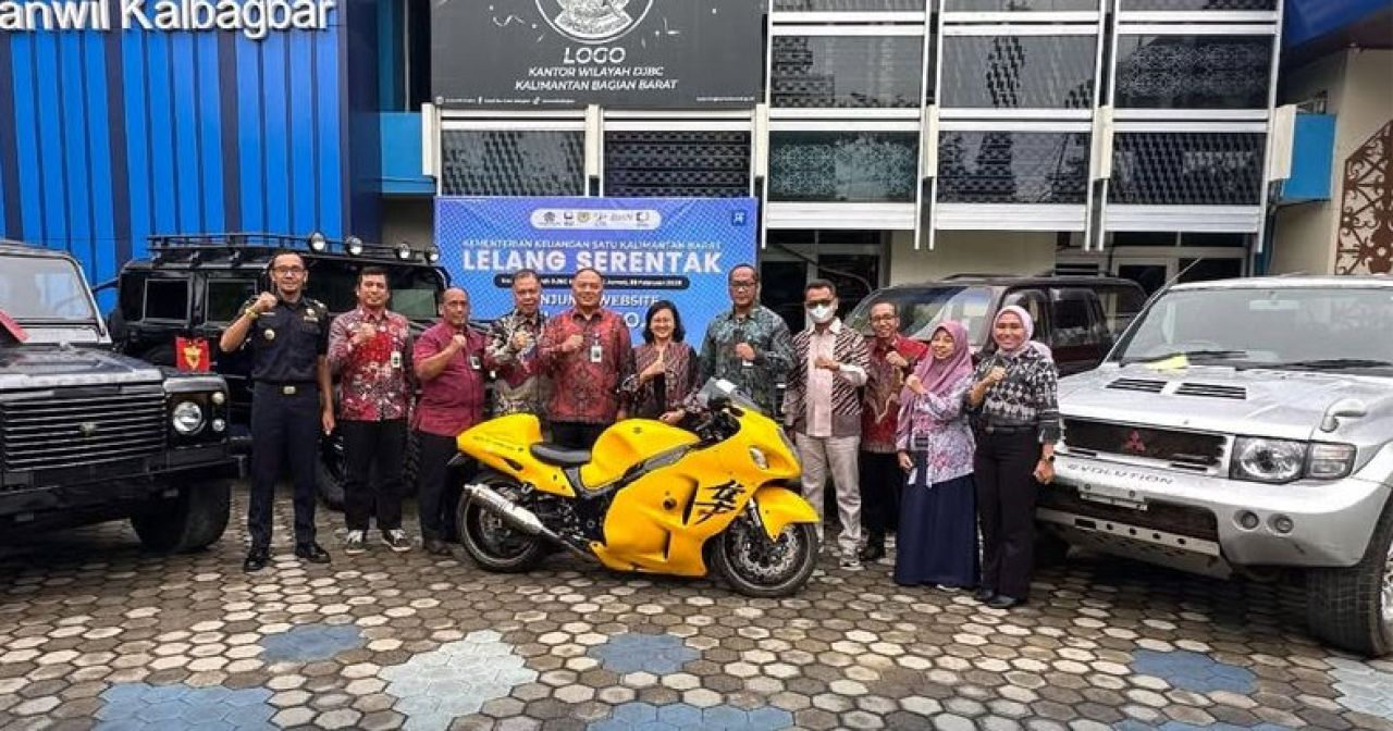 Barang yang dilelang di Bea Cukai Kalimantan Bagian Barat