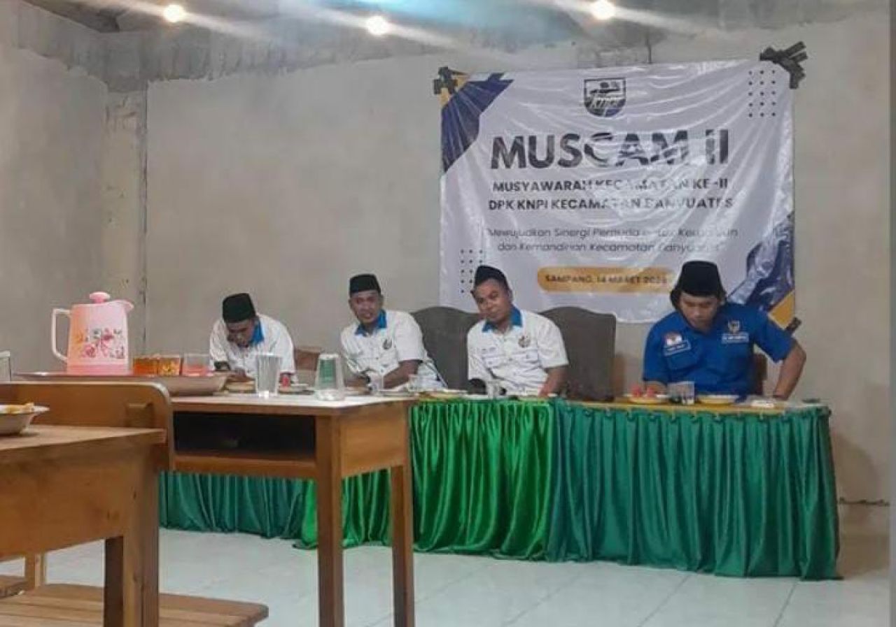Sidang musyawarah kecamatan DPK KNPI Banyuates