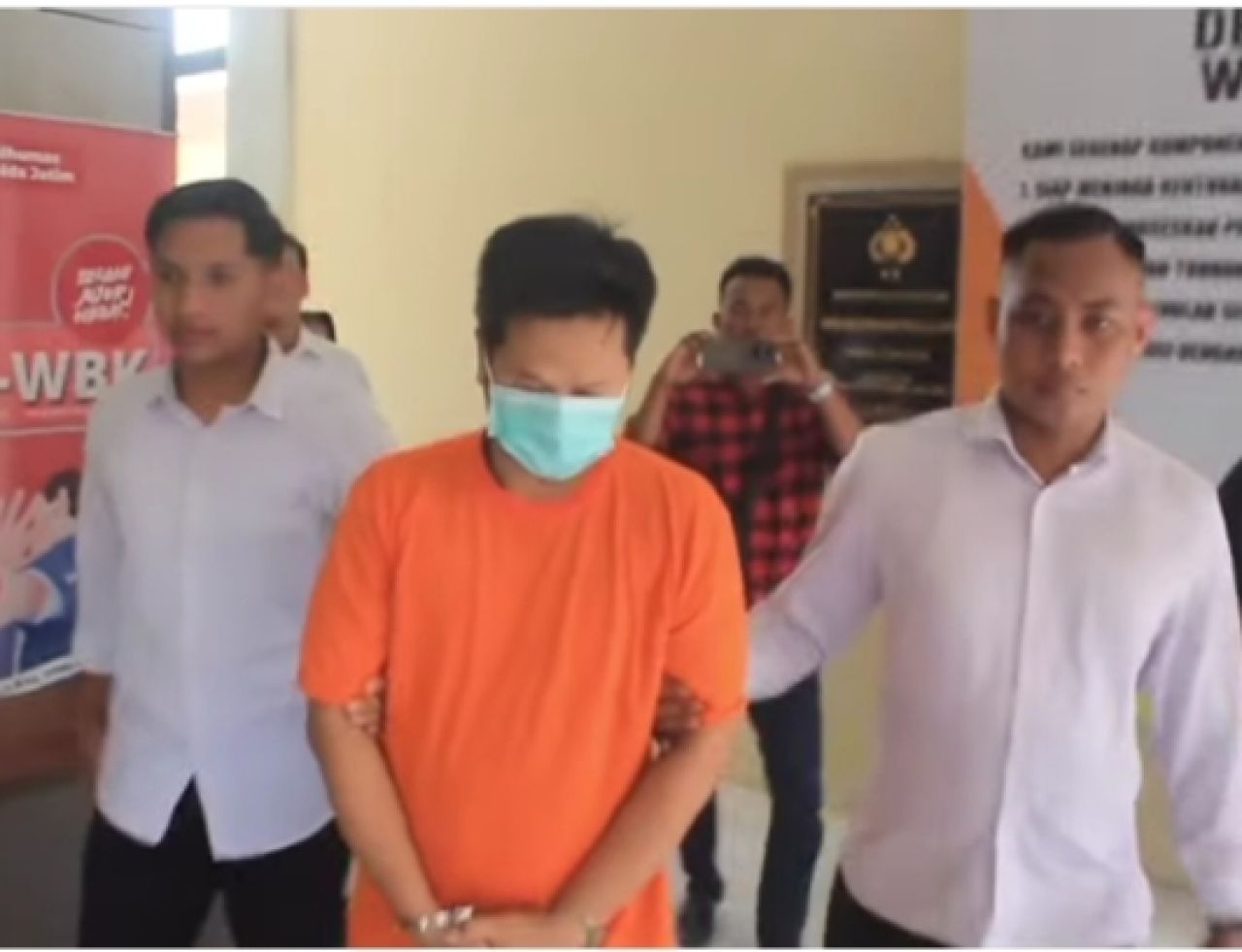 M Rosuli saat di Polda Jatim